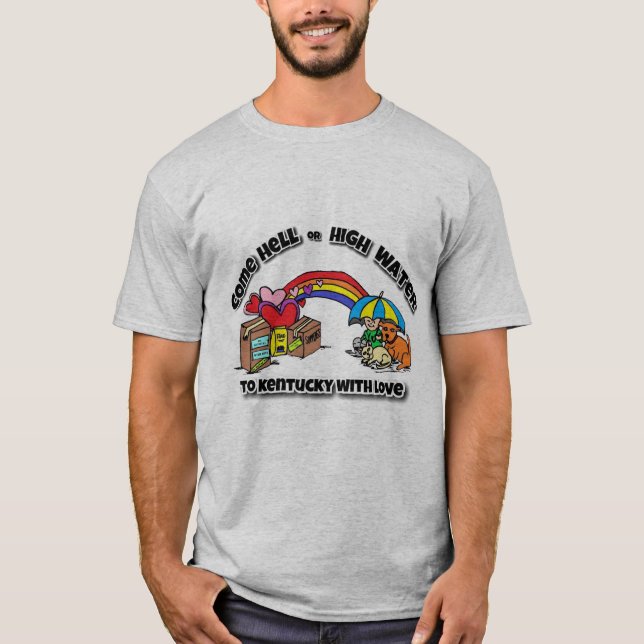 Kentucky Flood Relief Fundraiser 2022 T Shirt (Framsida)