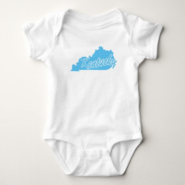 Kentucky-form Baby Onesie T Shirt (Framsida)