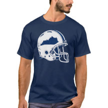 Kentucky fotbollshjälm statskarta sportdesign