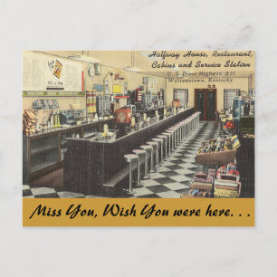 Kentucky, Halfway House, Williamstown Vykort