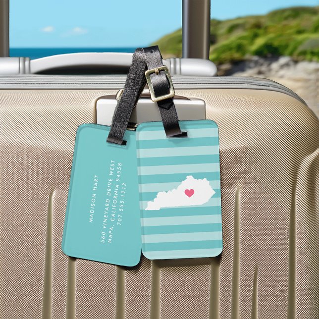 Kentucky Heart | Hemstat Bagagebricka (Skapare uppladdad)