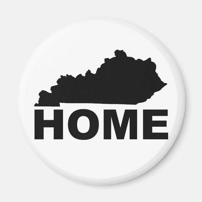 Kentucky Hemifrån Från Stat Frysmagnet Magnet (Framsidan)