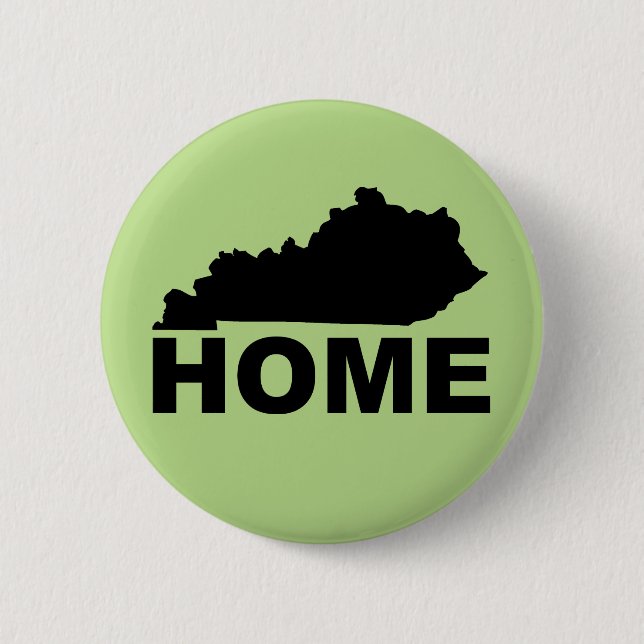 Kentucky Home from State Button Badge Pin Knapp (Framsida)