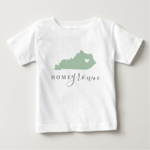 Kentucky Home Grown Editable Färg State Karta T Shirt