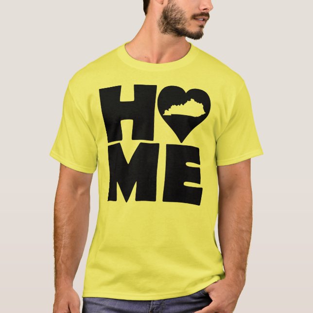 Kentucky Home Heart State Tees T-Shirt (Framsida)