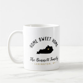 Kentucky Home Sweet Home Family Monogram Mugg