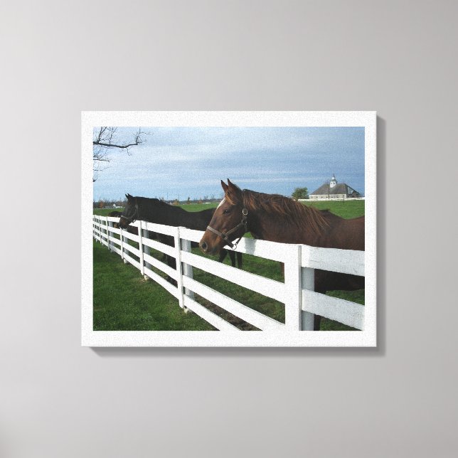 Kentucky Horse Land Canvastryck (Framsida)