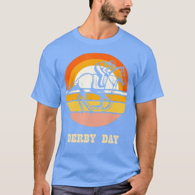 Kentucky Horse Racing Der T Shirt (Framsida)