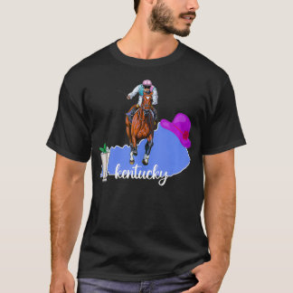 Kentucky Horse Tävla Älskare Derby Party T Shirt