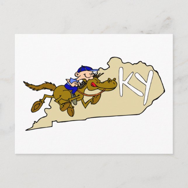 Kentucky Horse Tävla Vykort (Framsida)