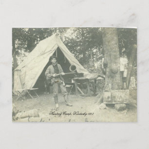 Kentucky Hunting Camp 1908 Vykort