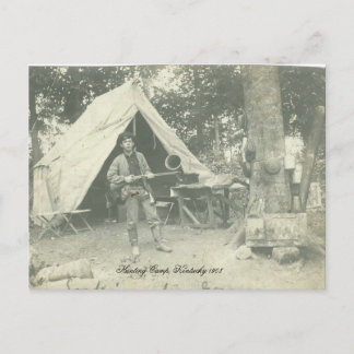 Kentucky Hunting Camp 1908 Vykort