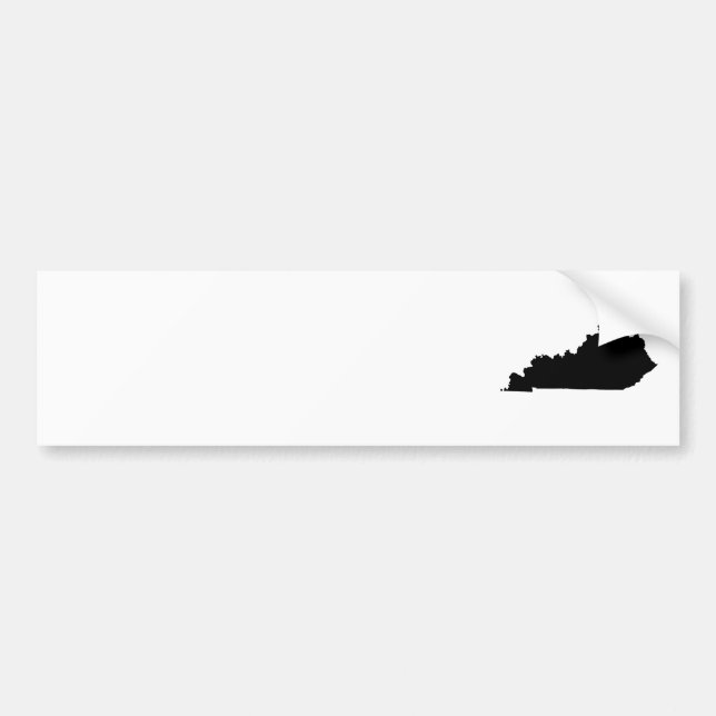 Kentucky i svart och vitt bildekal (Framsidan)