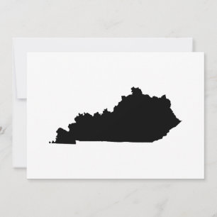 Kentucky i svart och vitt inbjudningar