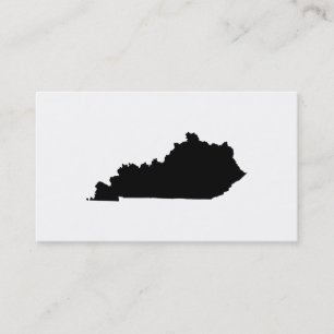 Kentucky i svart och vitt visitkort