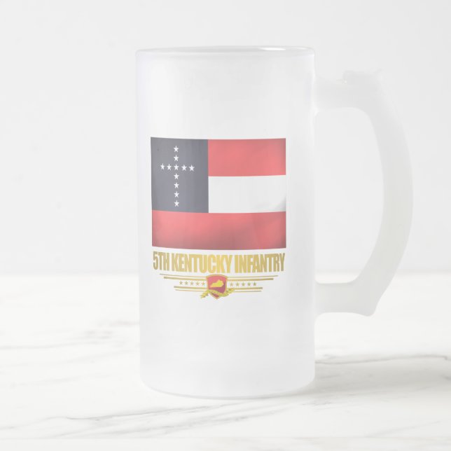 Kentucky Infantry Frostat Ölglas (Höger)