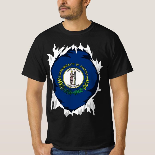 Kentucky Jersey Gift for Kentuckian, KY Home State T Shirt (Framsida)