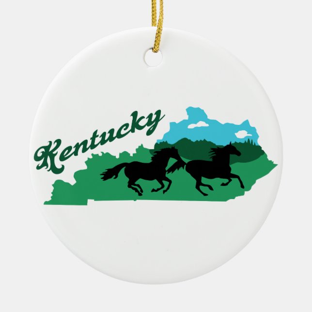 Kentucky Julgransprydnad Keramik (Framsidan)