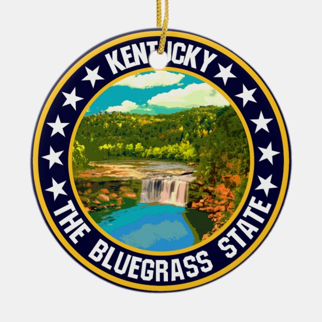 Kentucky Julgransprydnad Keramik (Framsidan)