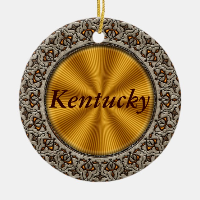 Kentucky Julgransprydnad Keramik (Framsidan)