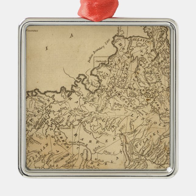 Kentucky Julgransprydnad Metall (Framsidan)