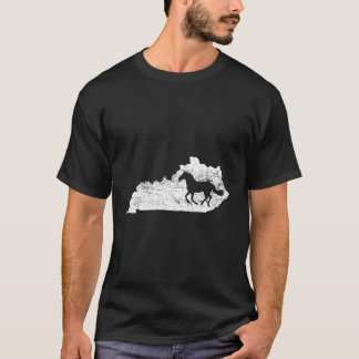 Kentucky Karta Horse Kentucky Thoroughavlade T Shirt