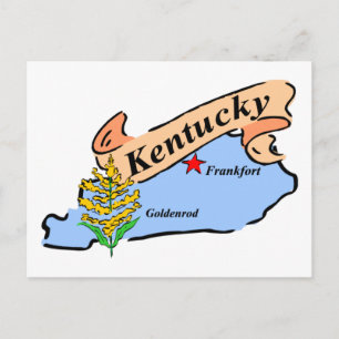 Kentucky Karta Vykort