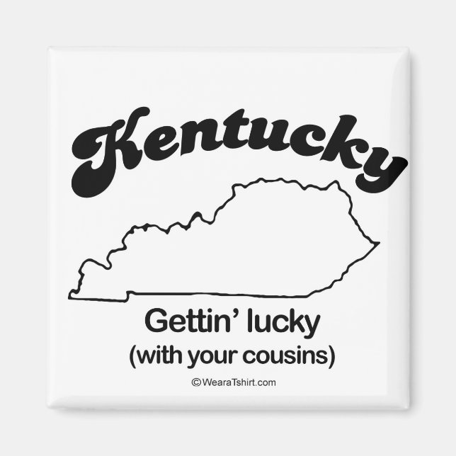 KENTUCKY - "KENTUCKY STATE MOTTO" T-shirts och Gea Magnet (Framsidan)