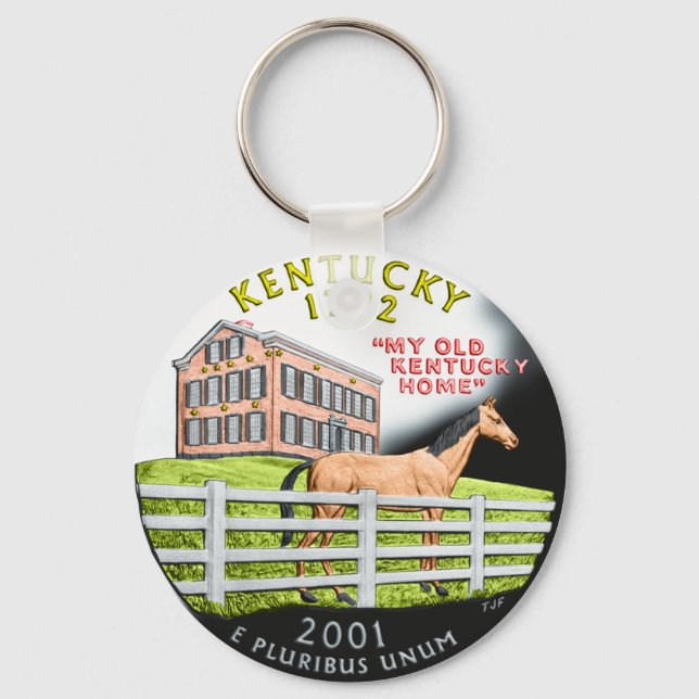 Kentucky Keychain Nyckelring (Framsida)