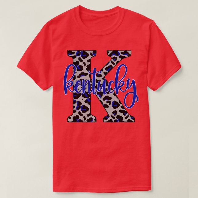 Kentucky KY Leopard State of Kentucky Home Sweet H T Shirt (Design framsida)