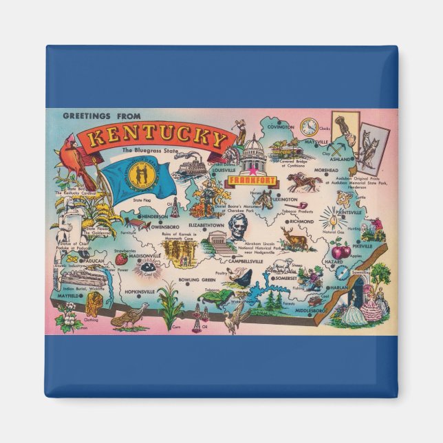 Kentucky-magnet Magnet (Framsidan)