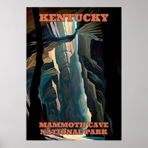 Kentucky Mammoth Cave nationalpark V02 Poster