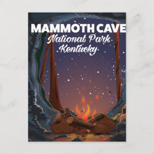 Kentucky Mammoth Cave-reseaffisch Vykort