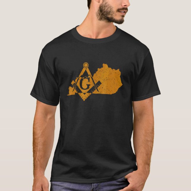 Kentucky Masons Grand Lodge F&am Freemason Far' T Shirt (Framsida)