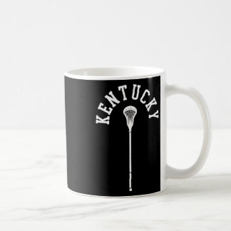 Kentucky Minimalist Lodrät Lacrosse Stick Retro Kaffemugg
