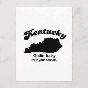 Kentucky Motto - Gettin Lucky Vykort