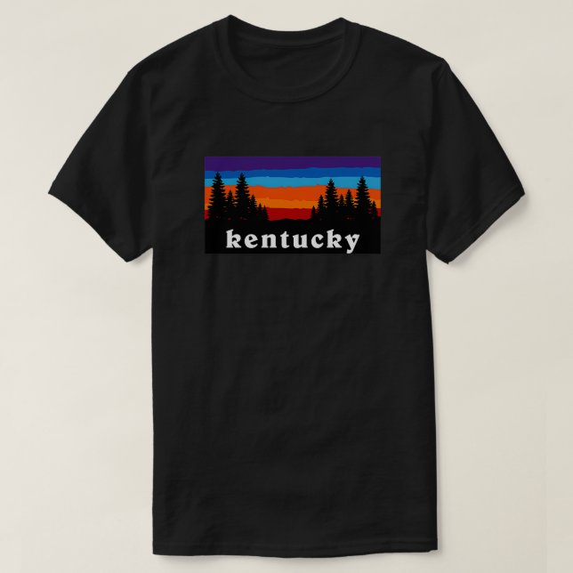 Kentucky Mountains Hiking T Shirt (Design framsida)