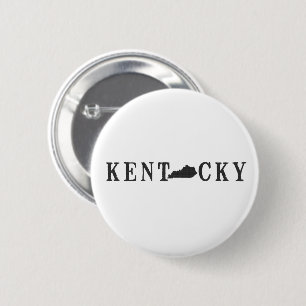 Kentucky Namn med delstat Shaped Brev Knapp