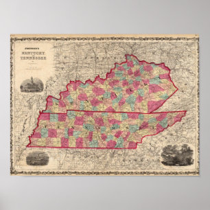 Kentucky och Tennessee 3 Poster