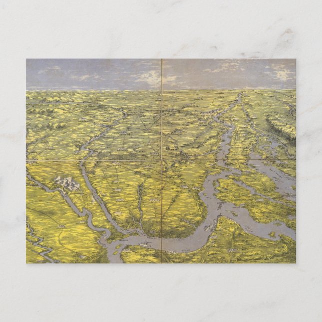 Kentucky och Tennessee 5 Vykort (Framsida)