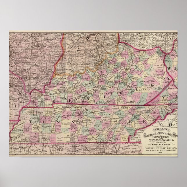 Kentucky och Tennessee 7 Poster (Framsidan)