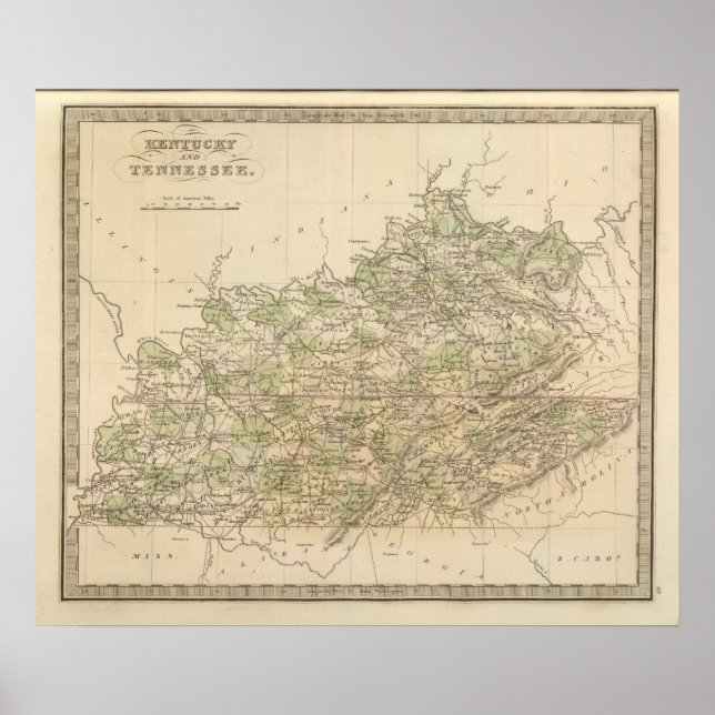 Kentucky och Tennessee 8 Poster (Framsidan)