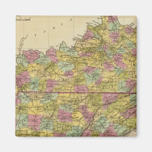 Kentucky och Tennessee Magnet