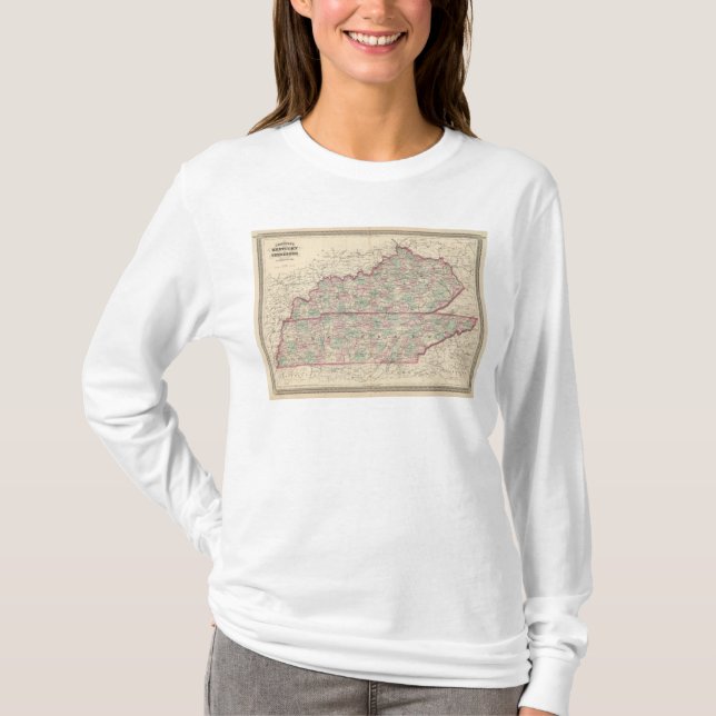 Kentucky och Tennessee Tee (Framsida)