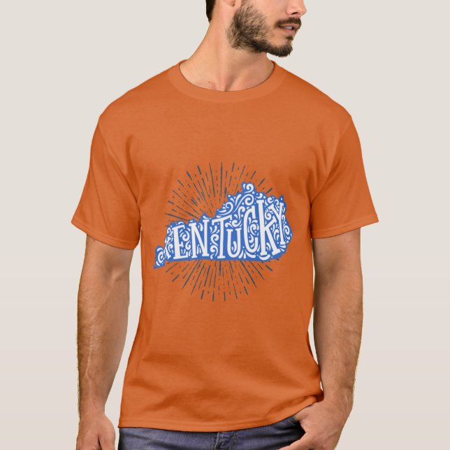 Kentucky Överdimensionerad 3 T Shirt (Framsida)