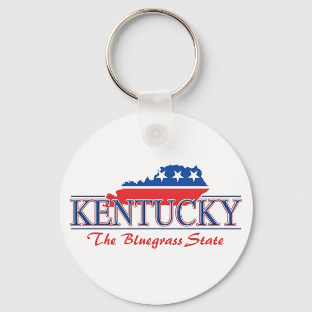 Kentucky Patriotic Keychain Nyckelring (Framsida)
