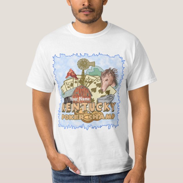 Kentucky Poker T Shirt (Framsida)