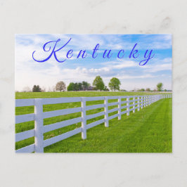 Kentucky Postcard. Countryside landscape. Vykort