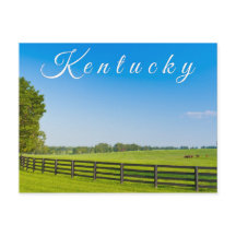 Kentucky Postcard. Landskap på landsbygden.
