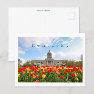 Kentucky Postcard med Frankfort-statskapital. Vykort